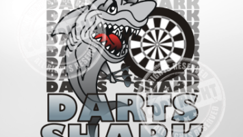Darts Shark Darts Shirt Design