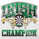 Irish Darts Team Champion Darts Shirt Design